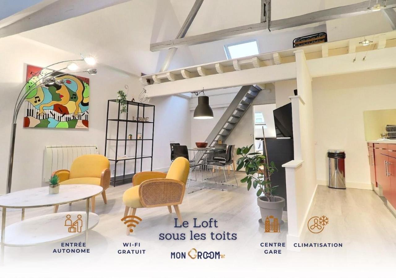 Le Loft Sous Les Toits - Proche Gare - Mon Groom Troyes Exteriör bild